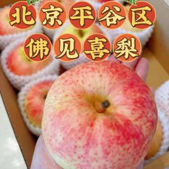 玫栀 北京平谷区佛见喜梨苹果梨孕妇水果贡梨 7斤 礼盒装 单果6两左右
